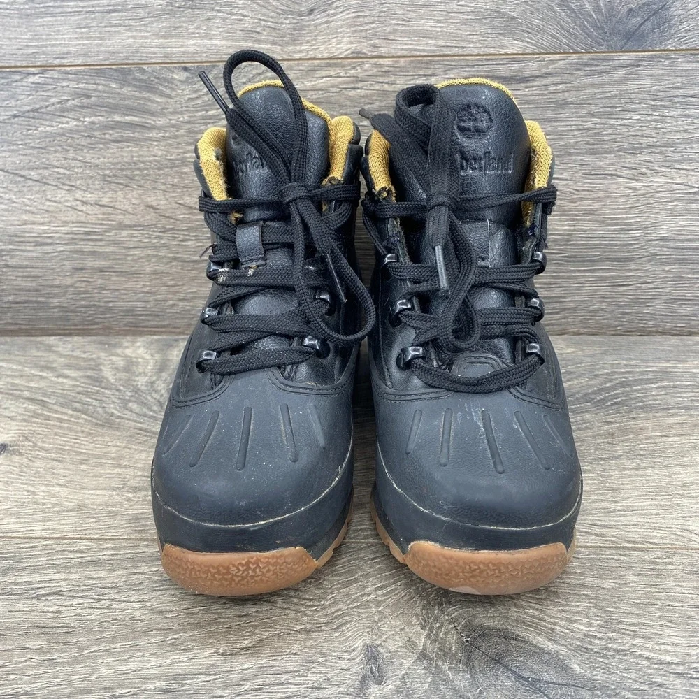 Timberland Euro Hiker Shell Junior Hiking Boots Kids Boy's‎ Size 12 Black A1NJF